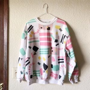 Vintage 80s Pullover Crewneck Sweatshirt